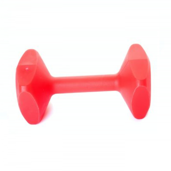 Red Geometric Chew Toy