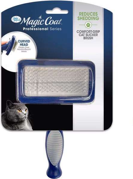 Magic Coat Professional Series Comfort-Grip Cat Slicker Brush