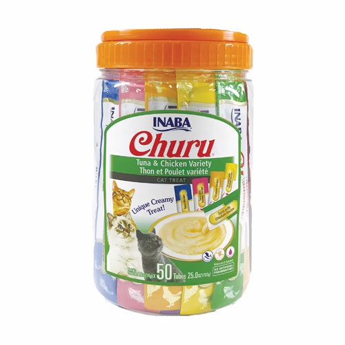 Churu 50ct Tuna and Chicken Variety Jar